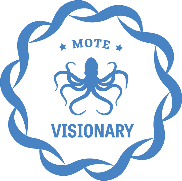 Visionary giving level icon for Mote donors