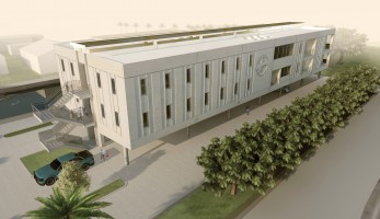 A digital rendering of the new research and education facility that Mote Marine Laboratory plans to construct on its existing property on Summerland Key, Fla.