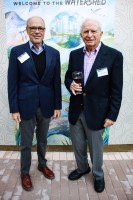 Bob Essner, Chair of Mote’s Oceans of Opportunity Campaign; and Chuck Barancik.