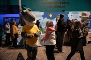 Gilly the Shark attends inaugural Sharktoberfest event.