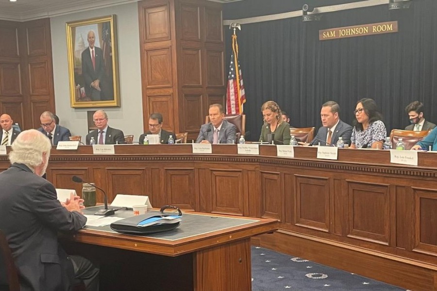 Mote President & CEO, Dr. Michael P. Crosby, addresses the Florida Delegation in D.C. on November 3, 2021