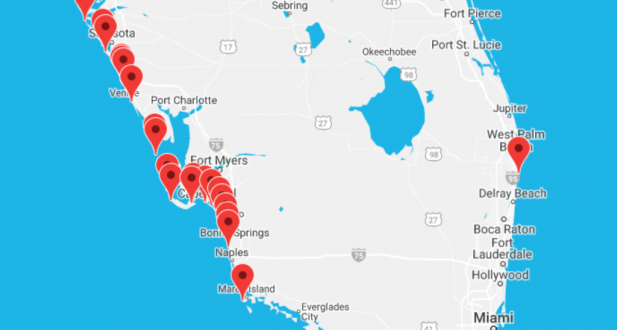 Mote's BCRS informs beachgoers of all conditions to consider before visiting.
