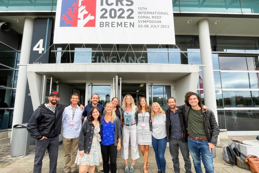 Current and past Mote staff and interns at the International Coral Reef Symposium