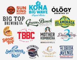 The Sharktoberfest 2024 Event will feature the following breweries: Big Top Brewing Co., Kona Big Wave, Motorworks Brewing, 3 Daughters Brewing, Coppertail Brewing Co., Florida Avenue Brewing Co., Mother Kombucha, Islamorada Brewery and Distillery, Ology Brewing Co., Green Bench Brewing, Sweetwater Brewing, Shock Top Brewing, Tampa Bay Brewing Company, and Sun King Brewery