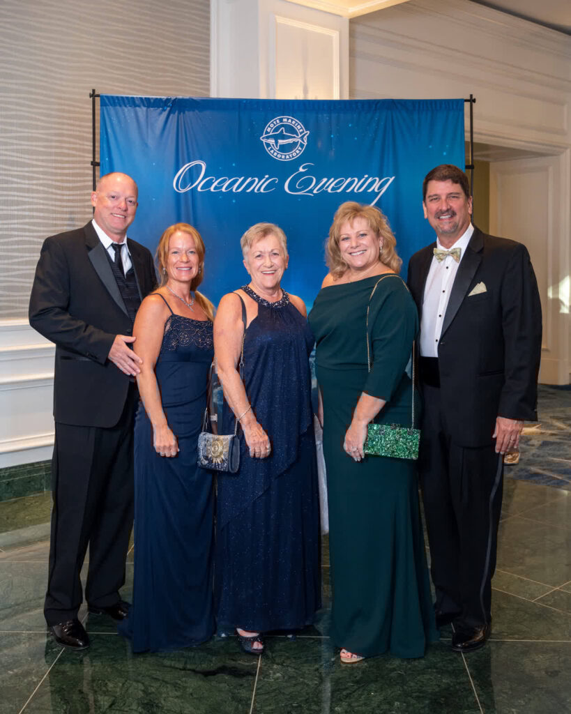 A beautifully decorated event venue during Mote's annual black-tie fundraising gala Oceanic Evening