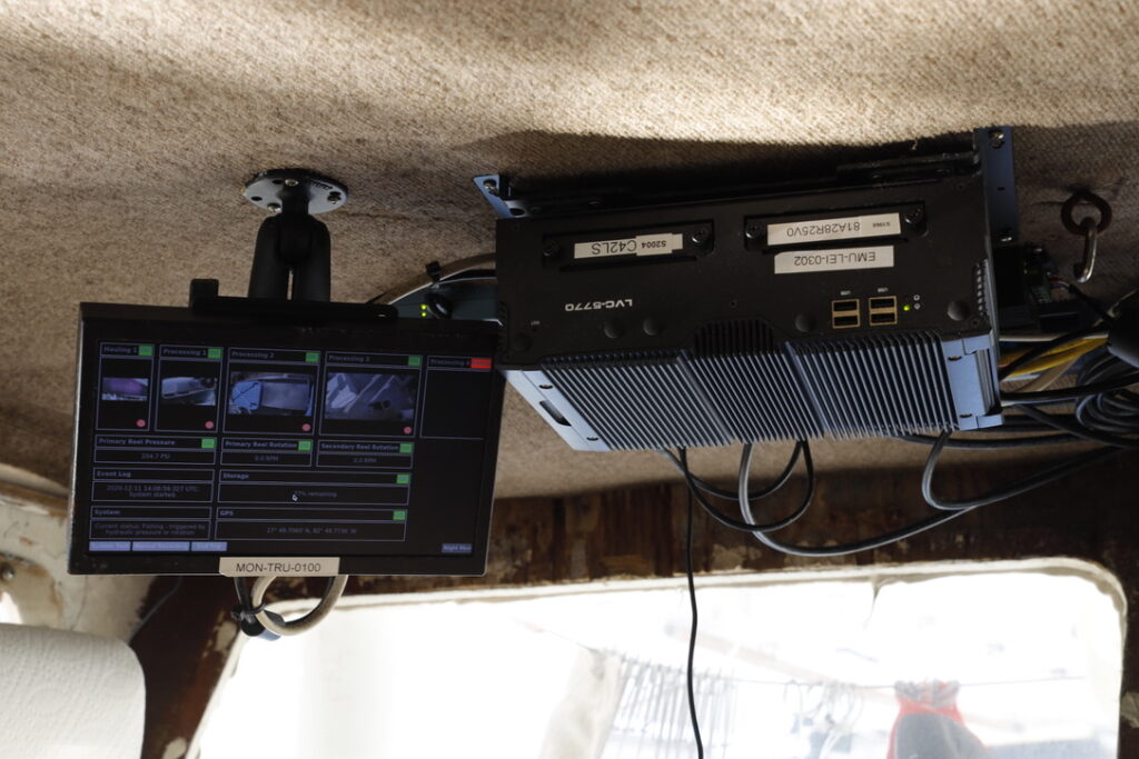 Equipment involved in fisheries electronic monitoring by Mote staff from the Center for Fisheries Electronic Monitoring at Mote (CFEMM). Dec. 11, 2020. Photo by: Cameron McPhail/Mote Marine Laboratory