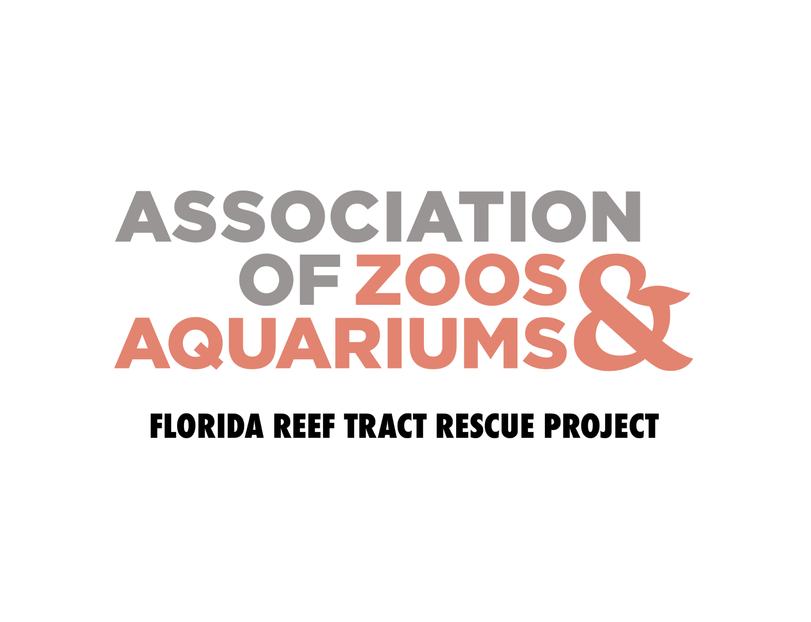 Logo for the Association of Zoos & Aquariums Florida Reef Tract Rescue Project