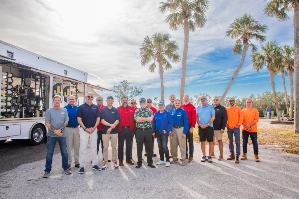 Mote and partners with their Red Tide mitigation technology