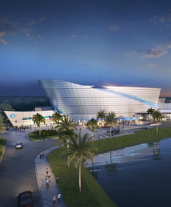 Rendering of Mote's Science Education Aquarium (Mote SEA) campus