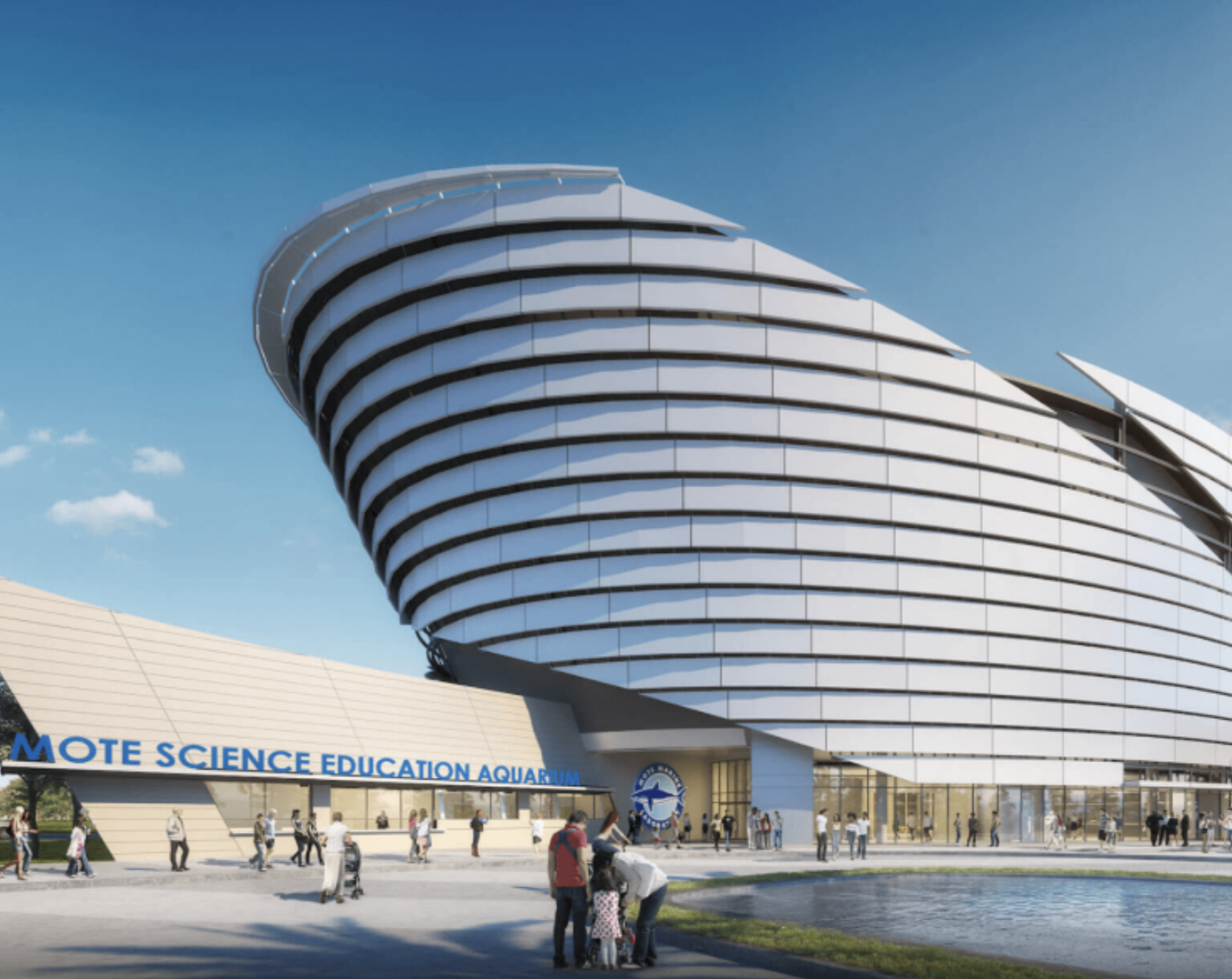 Mote Science Education Aquarium campus rendering