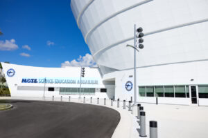 The entrance of Mote Science Education Aquarium (Mote SEA)
