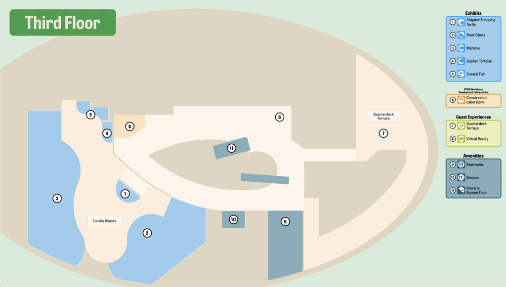Third floor map of Mote SEA.