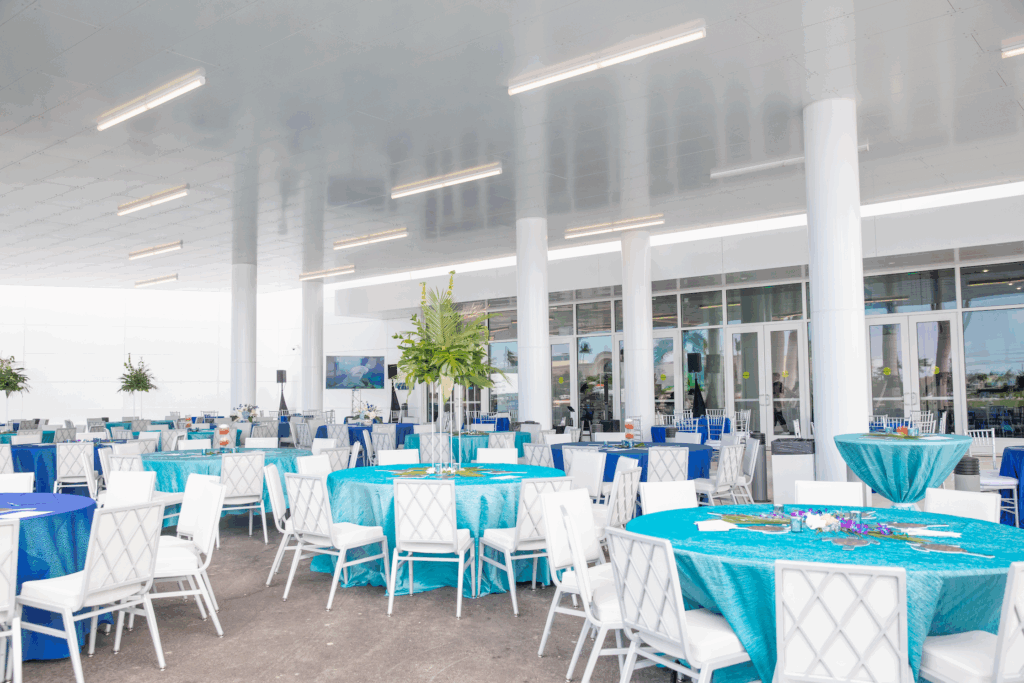 Mote Science Education Aquarium decorated for a special event